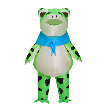 Inflatable Frog Costume Adults Kids Inflatable Halloween Cosplay Outfit
